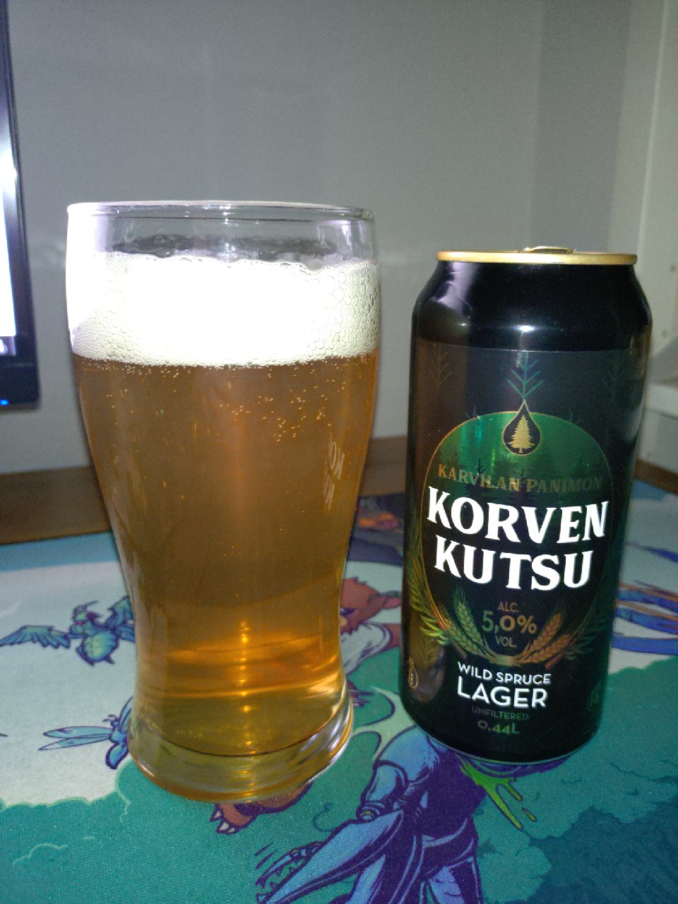 Korven Kutsu Wild Spruce Lager, Karvilan Panimo