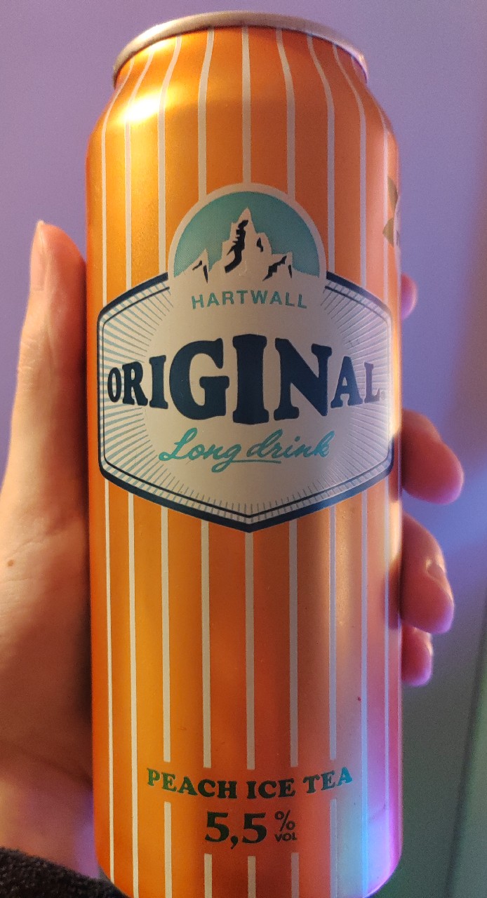 Original Long Drink Peach Ice Tea, Finland