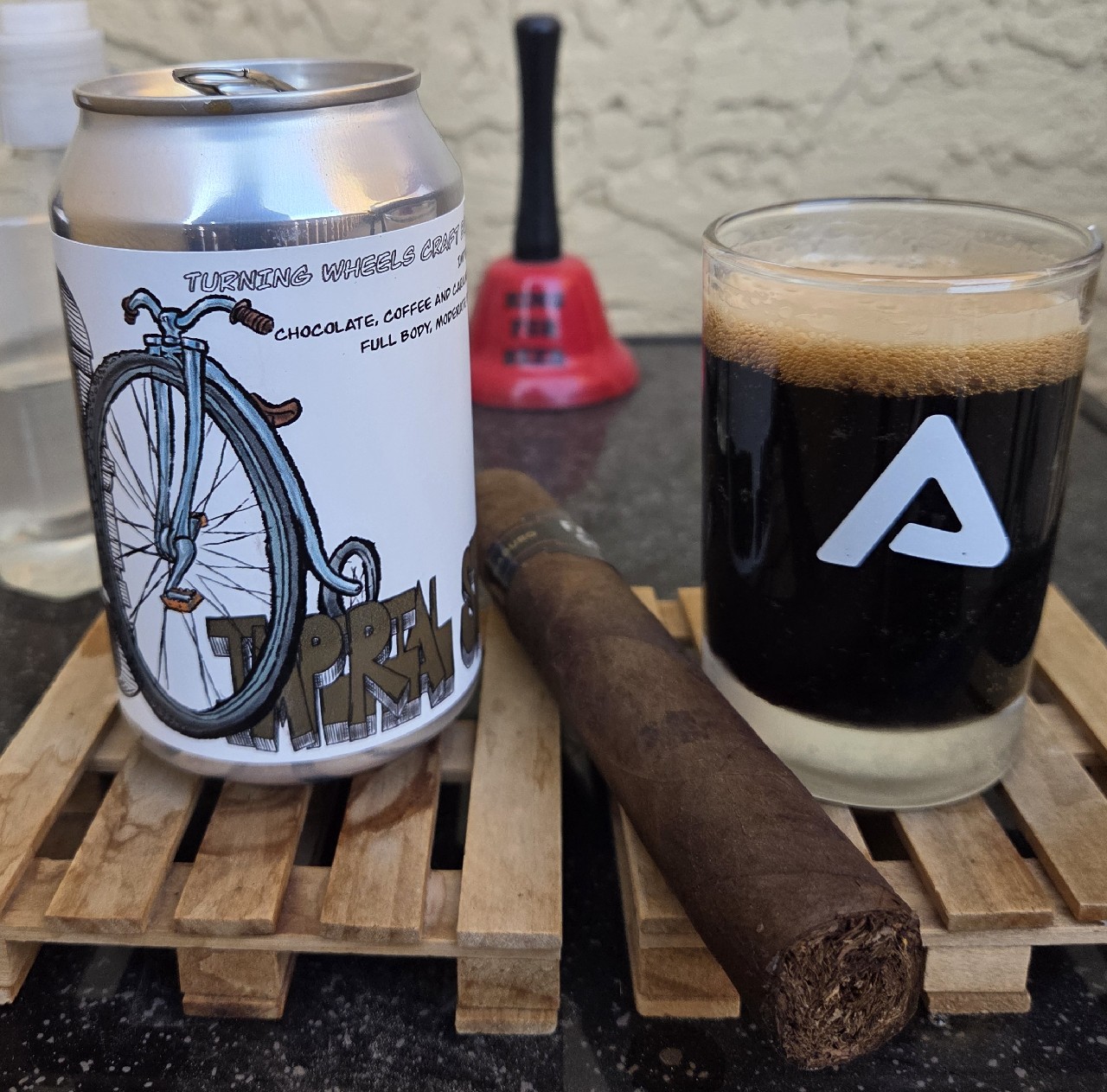 Single Speed Imperial Stout, Turning Wheels Brewery