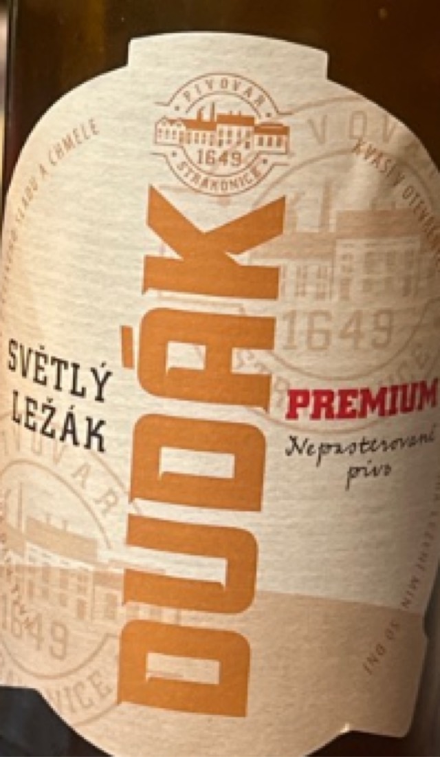 Dudák Premium Světlý Ležák, Měšťanský pivovar v Poličce