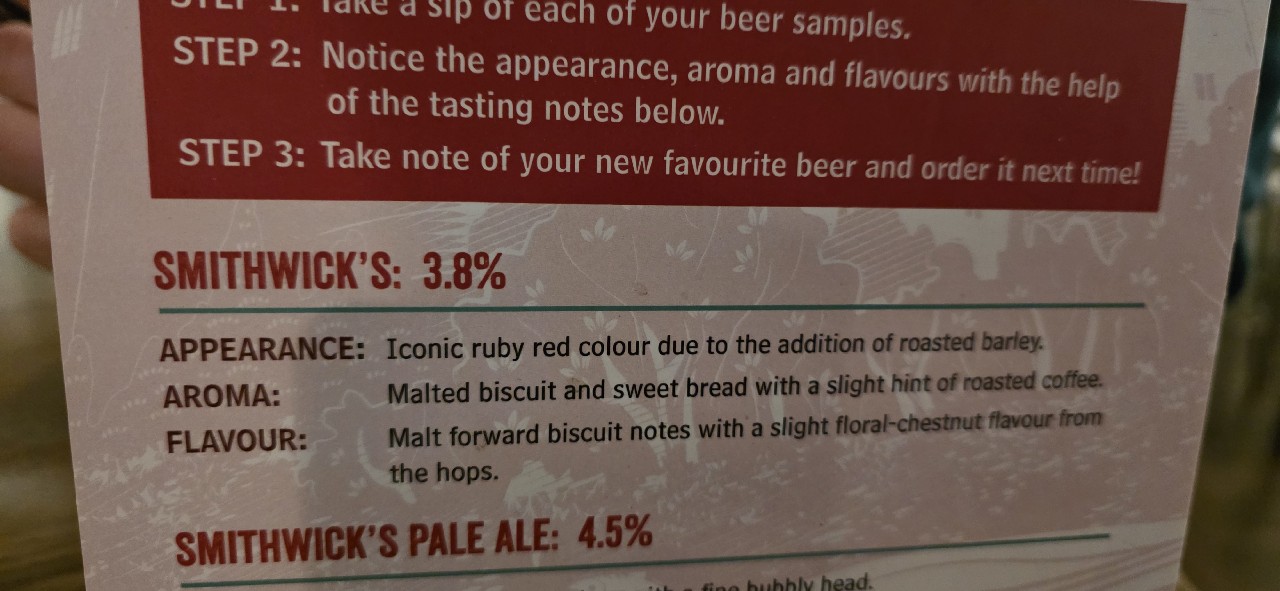 Smithwick's Pale Ale, Ireland