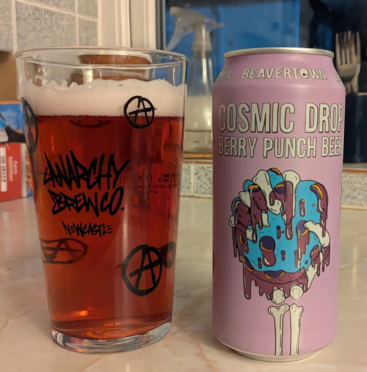 Cosmic Drop Berry Punch Beer, England