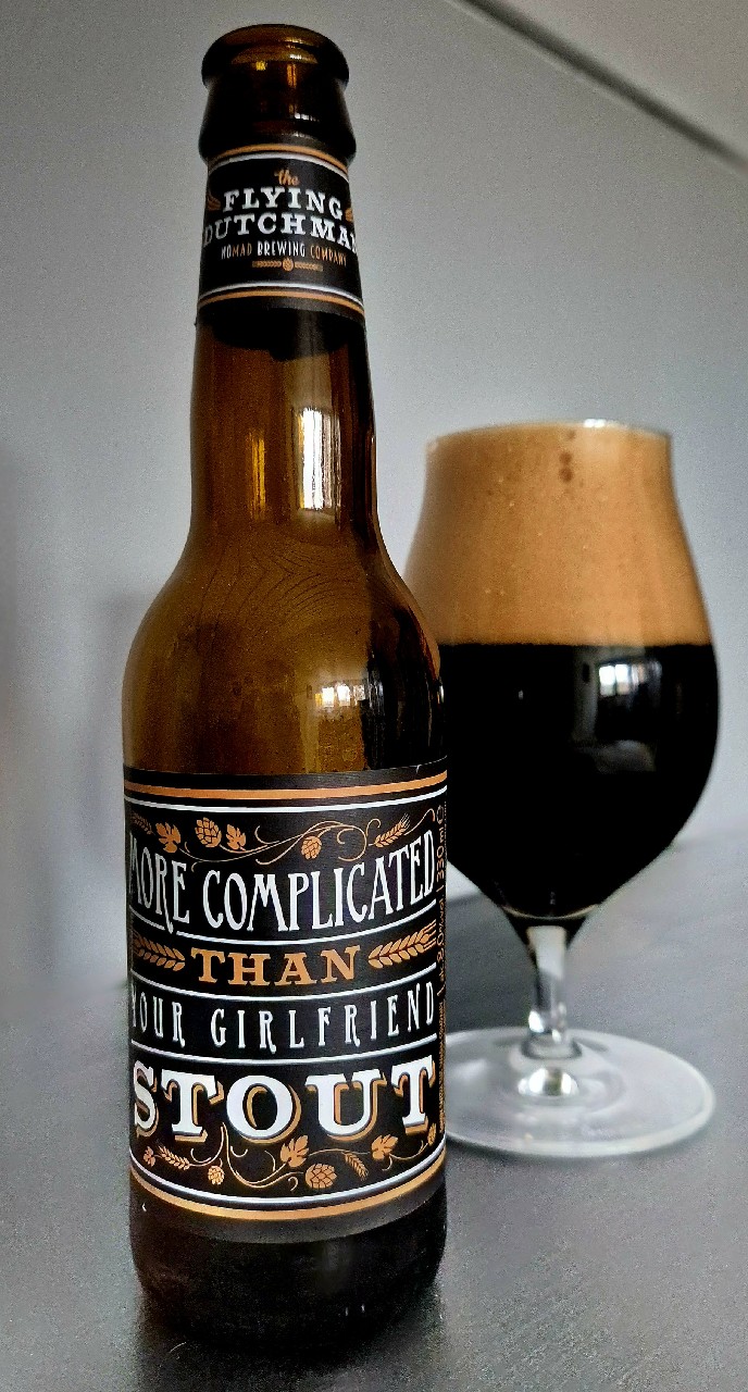 More Complicated Than Your Girlfriend Stout, The Flying Dutchman Nomad Brewing Company
