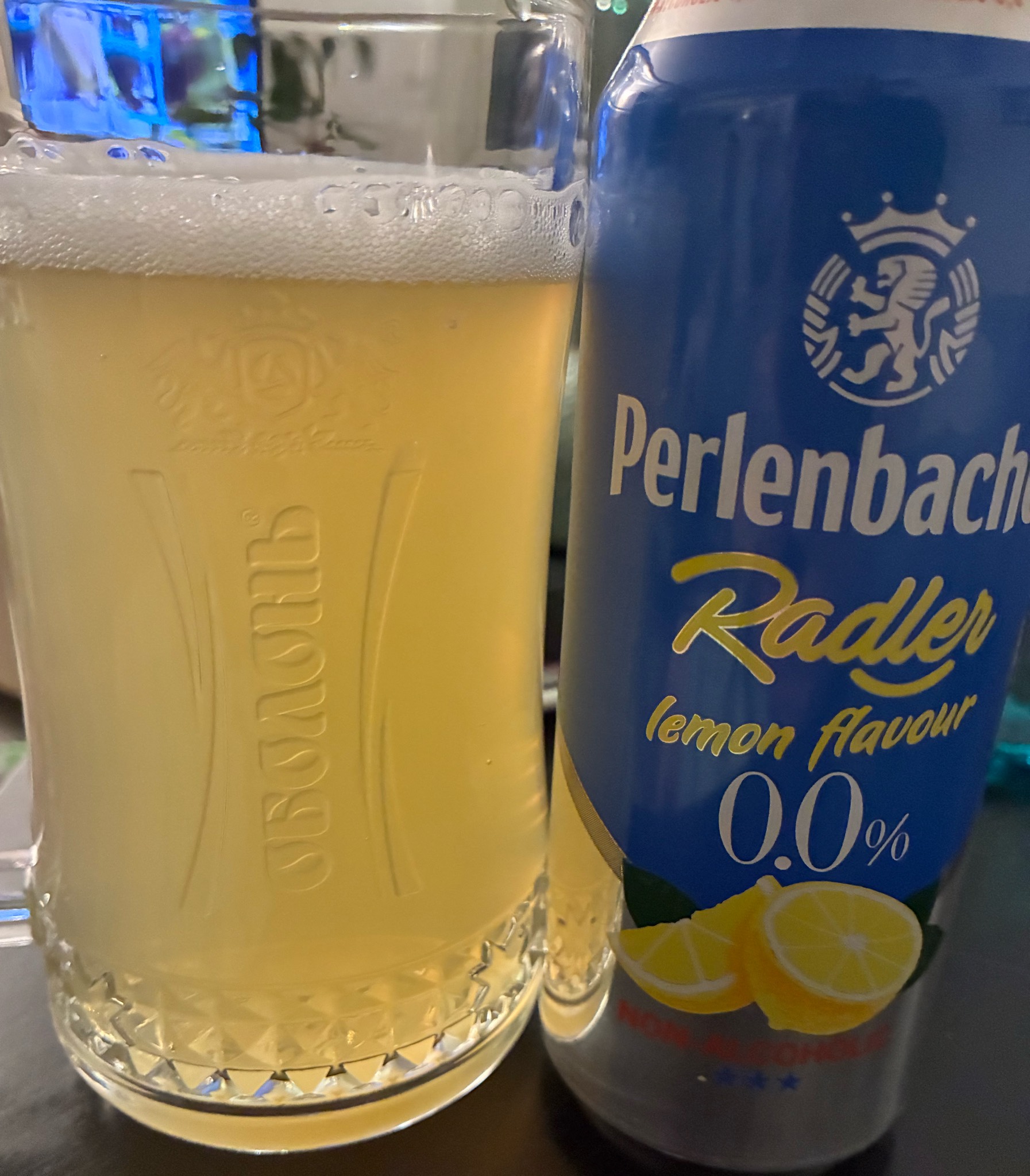 Perlenbacher Radler Lemon Flavor Non-Alcoholic, Germany