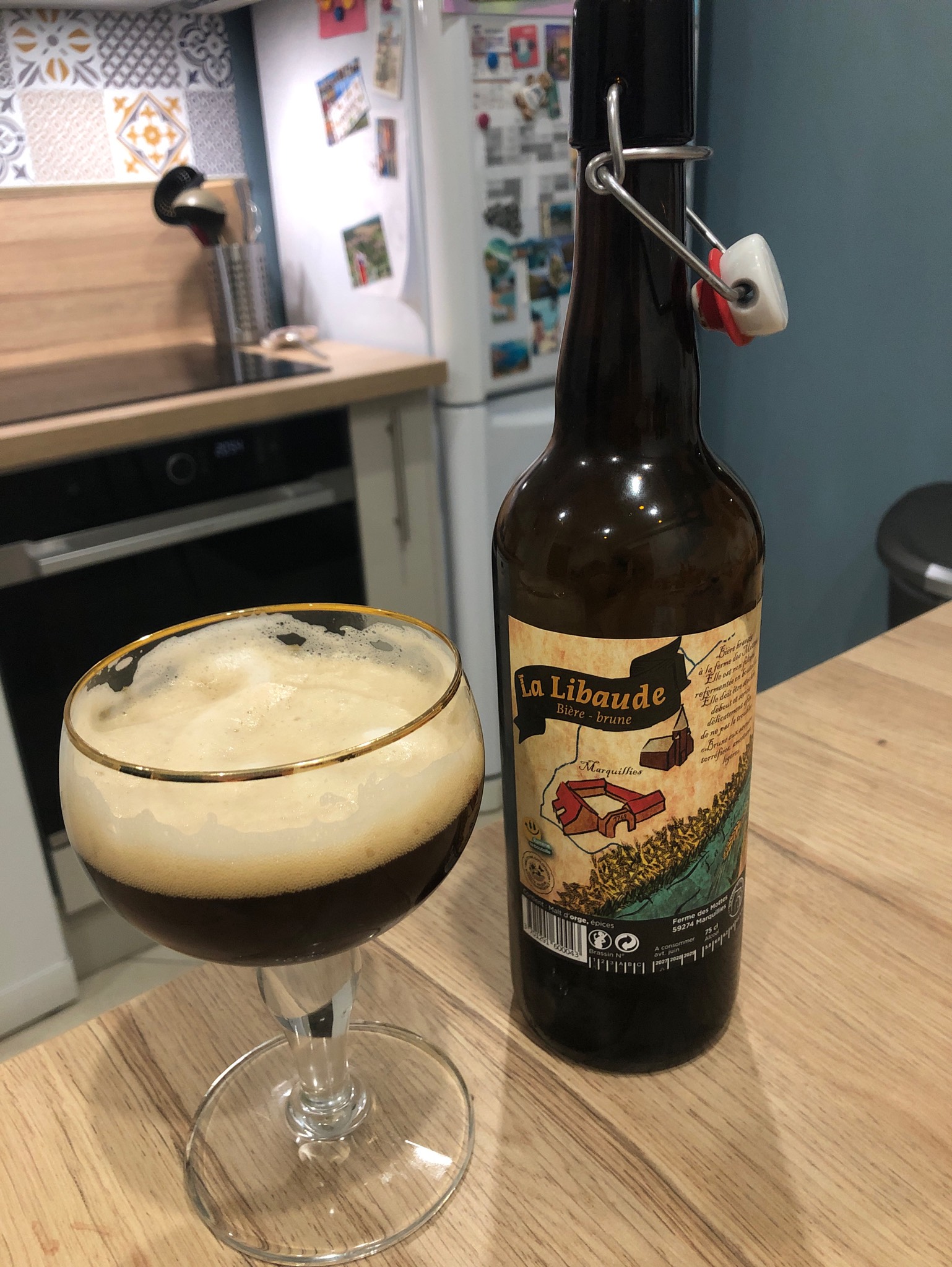 Bière Brune De La Libaude, Brasserie De La Ferme Des Mottes