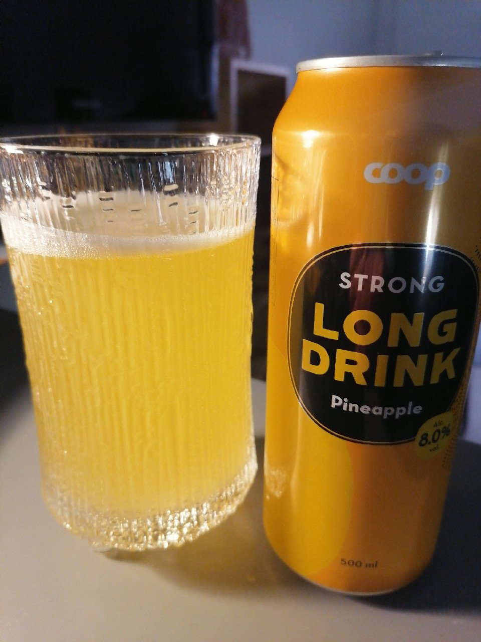 Coop Strong Long Drink Pineapple, Laitilan Wirvoitusjuomatehdas