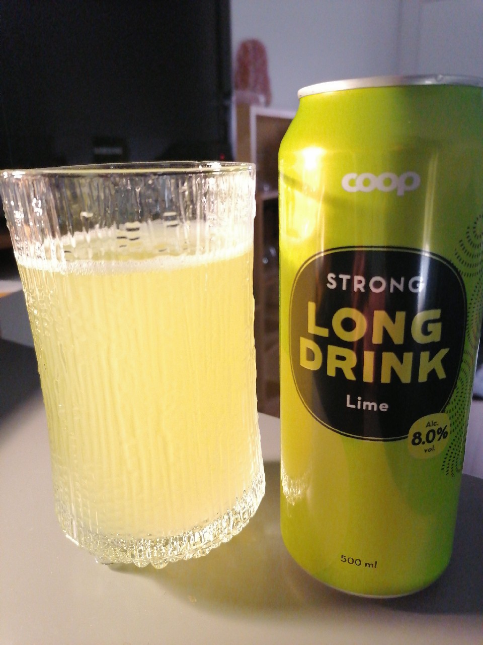 Coop Strong Long Drink Lime, Laitilan Wirvoitusjuomatehdas