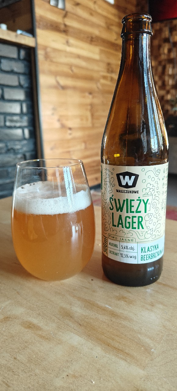 Świeży lager, browar waszczukowe