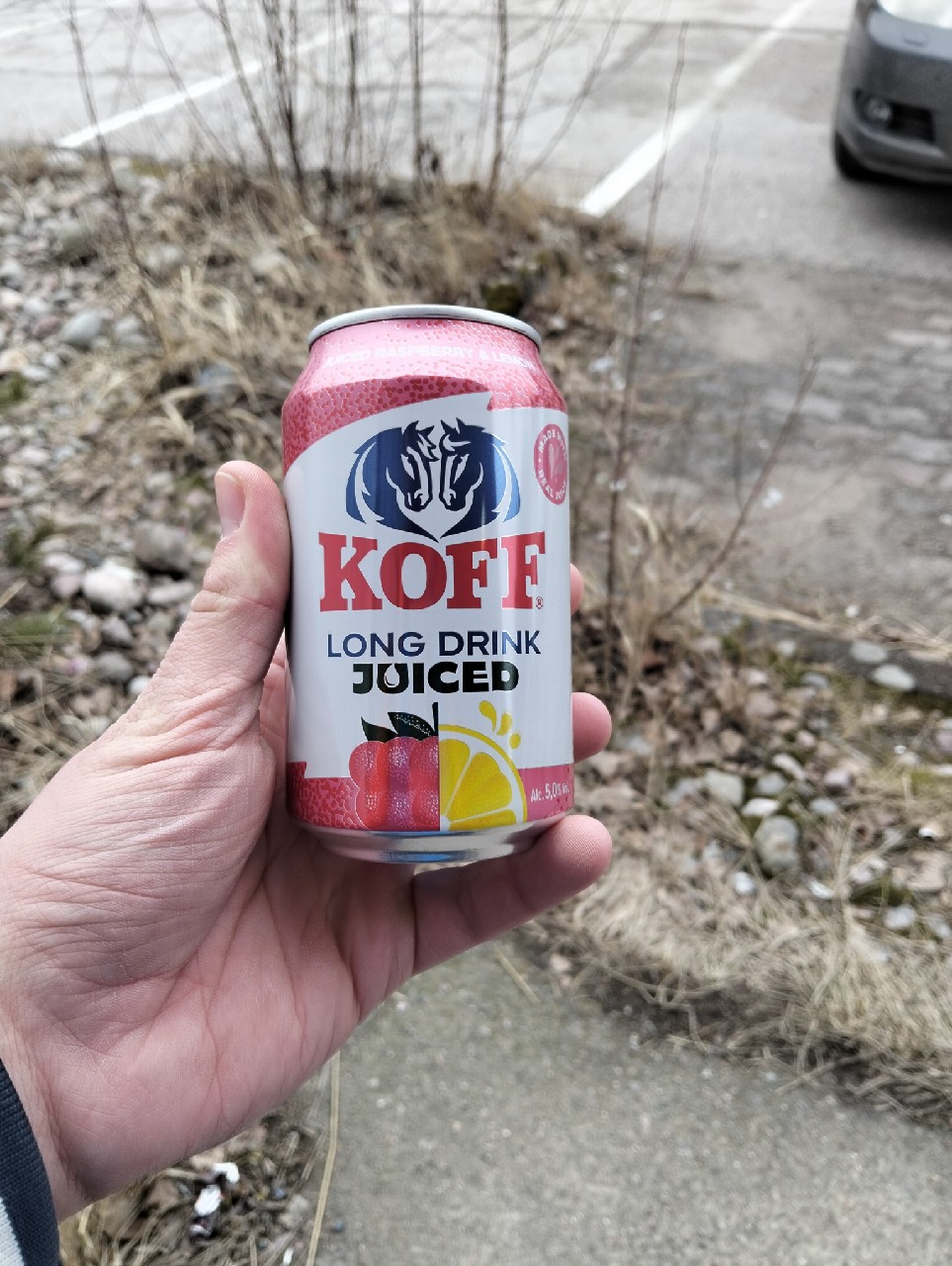 KOFF Long Drink Juiced Raspberry-Lemon, Finland