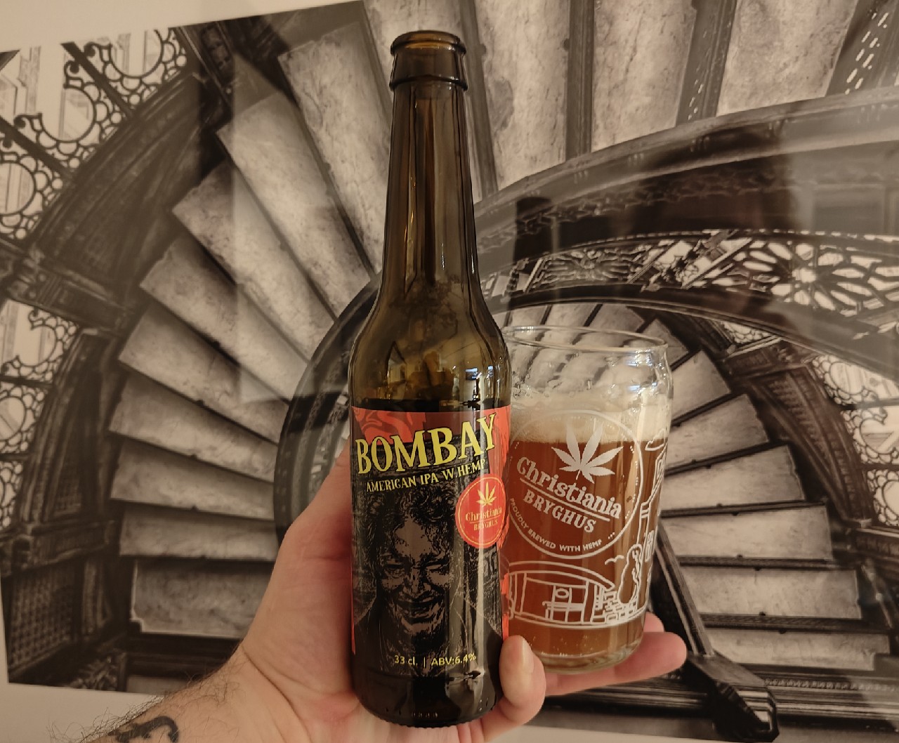 Bombay - American IPA W/ Hemp, Christiania Bryghus