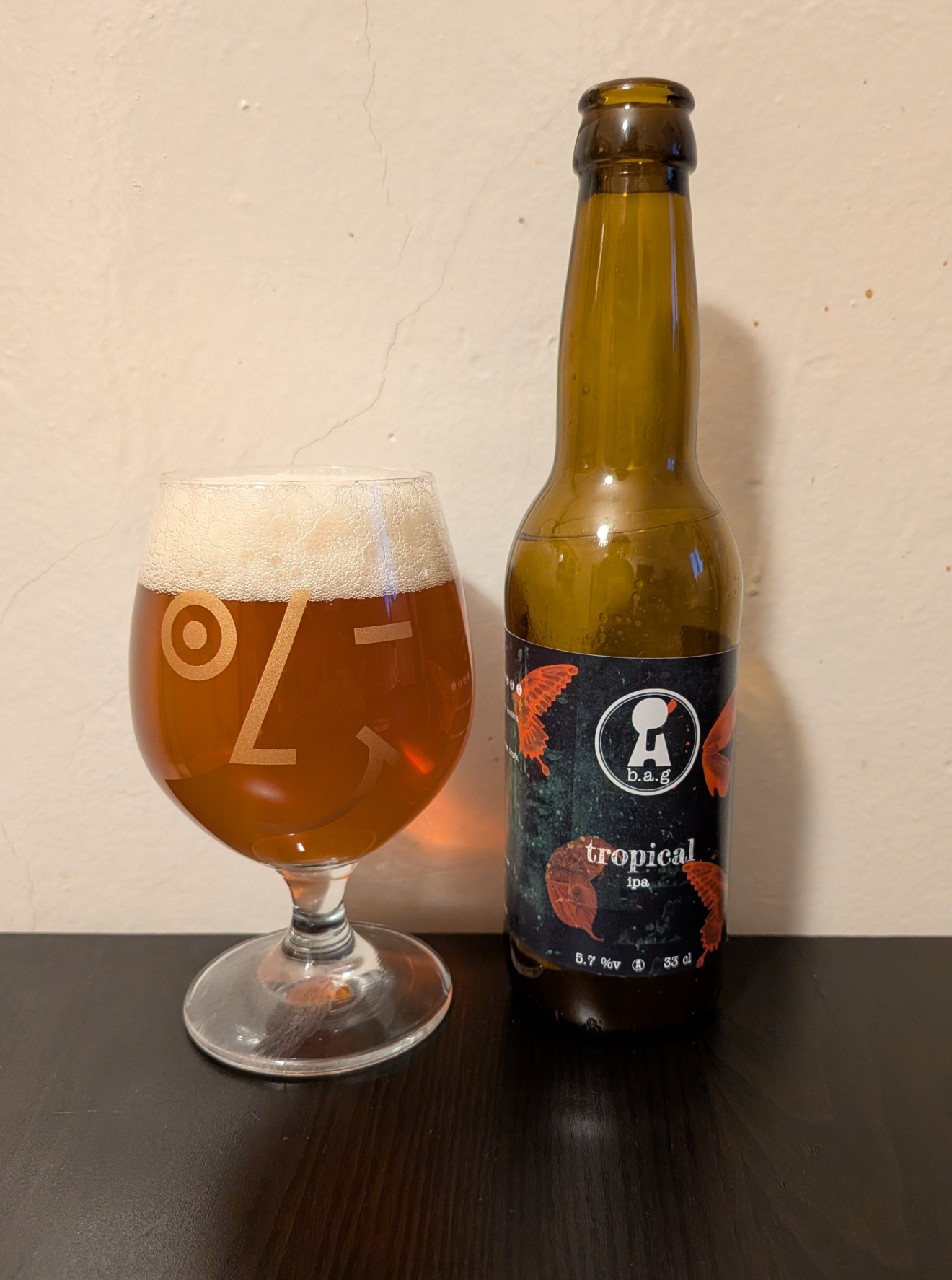 tropical ipa, b.a.g
