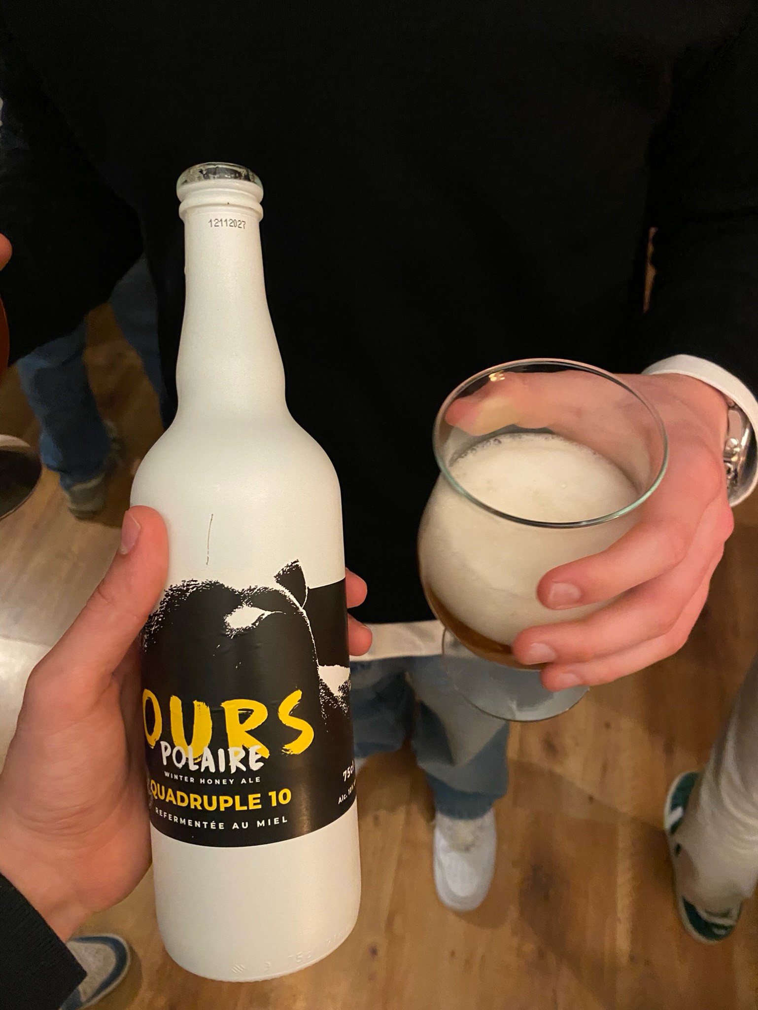 Ours Polaire Winter Honey Ale, Brasserie La Binchoise