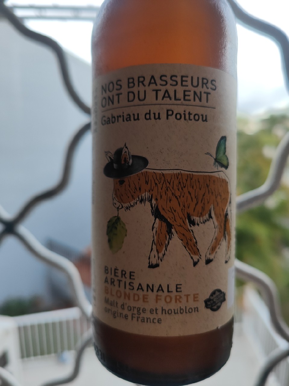 Gabriau Du Poitou Blonde, Brasserie Du Marais Poitevin (Tête De Mule)