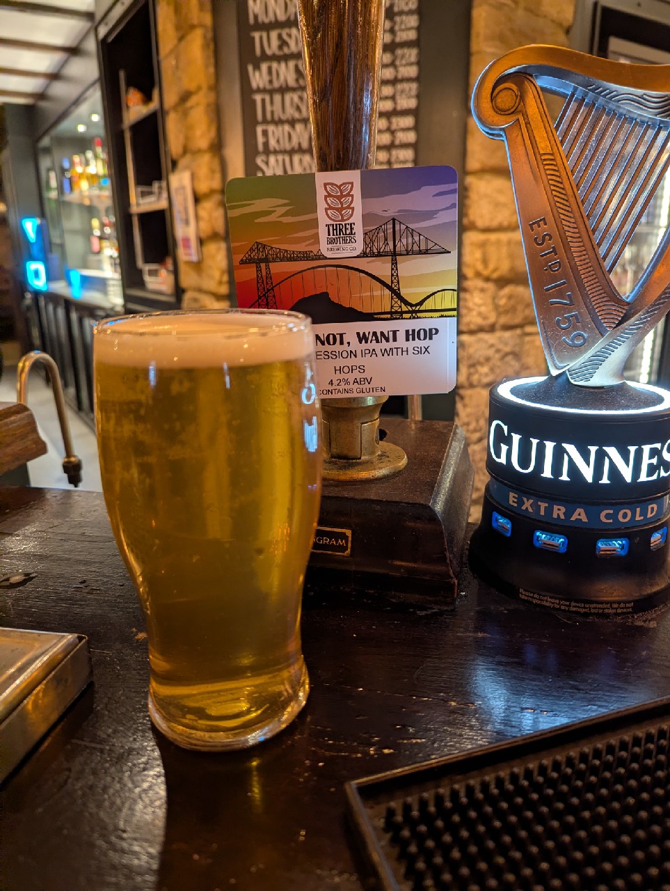 Waste Not, Want Hop, Three Brothers Brewing Co