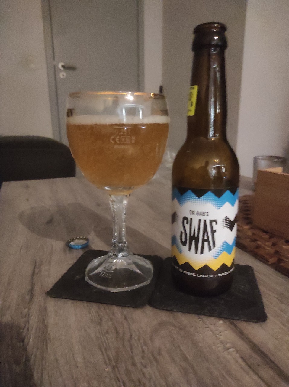 Dr. Gab's Swaf import blonde lager, Switzerland