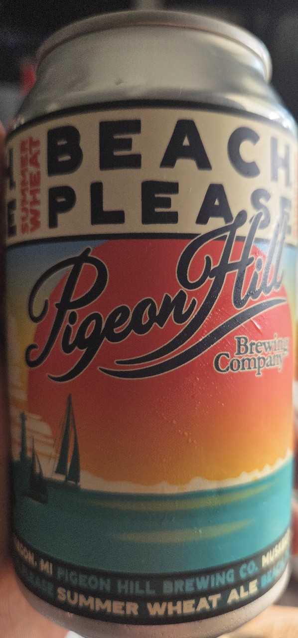 beach, please summer wheat ale, Pigeon Hill Brewing Company