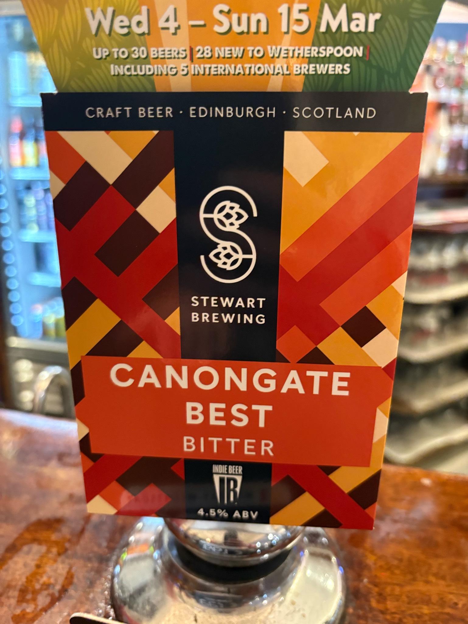 Cannongate best bitter, Stewart Brewing