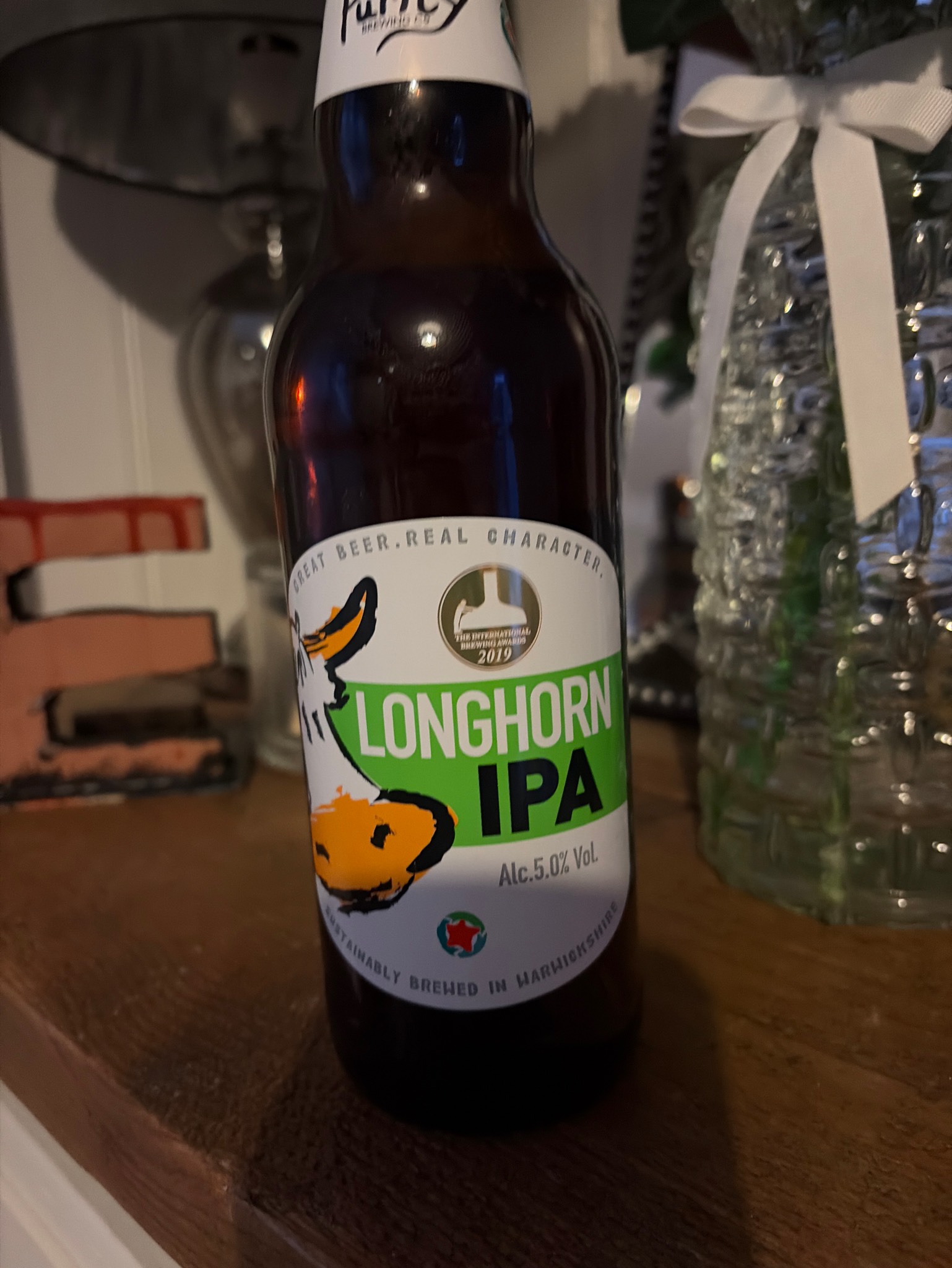 Longhorn Unfiltered IPA, England
