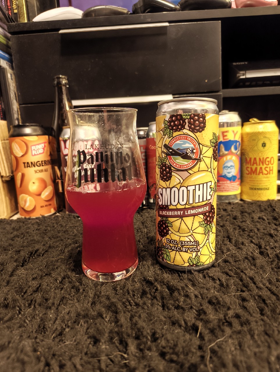 Smoothie Blackberry lemonade, Connecticut Valley Brewing