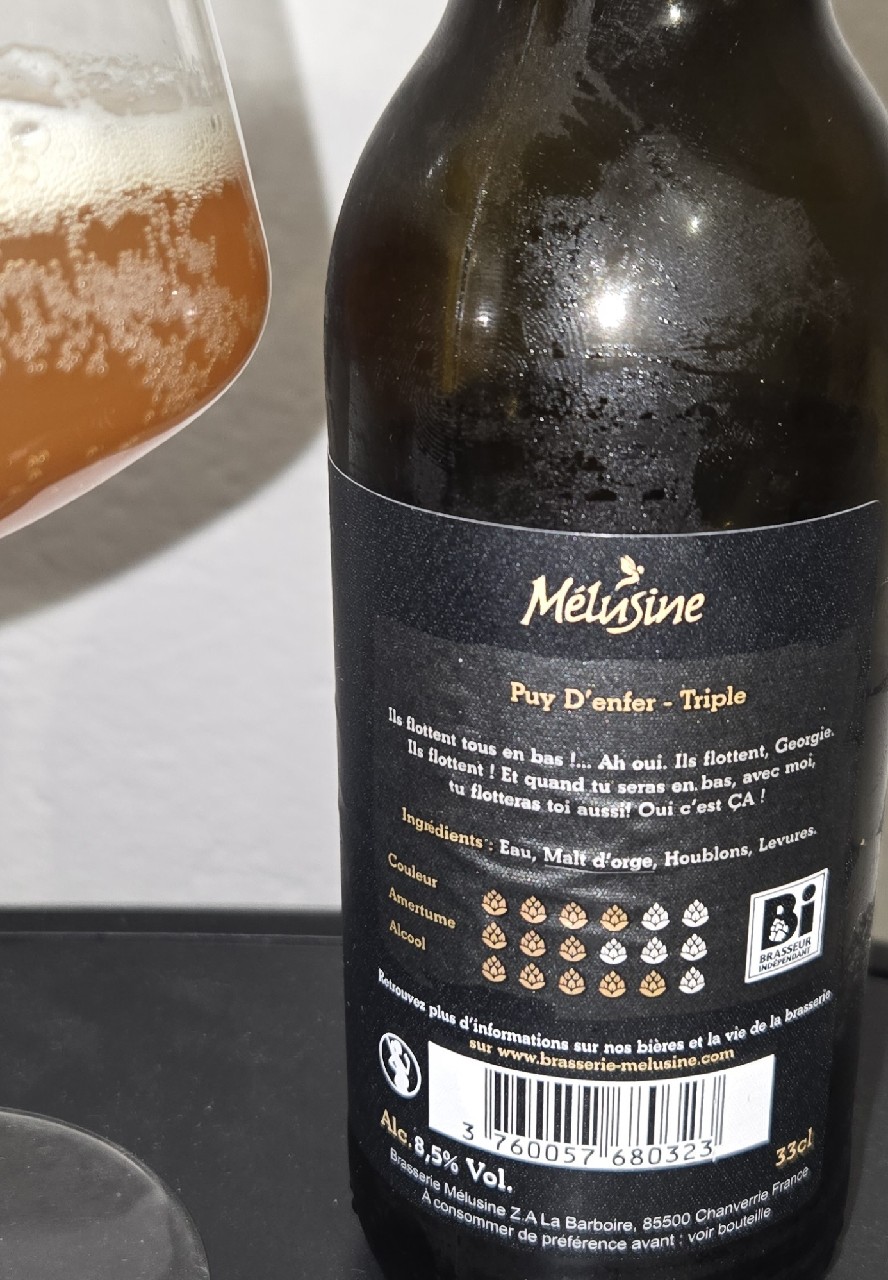 Puy d'Enfer, Brasserie Mélusine