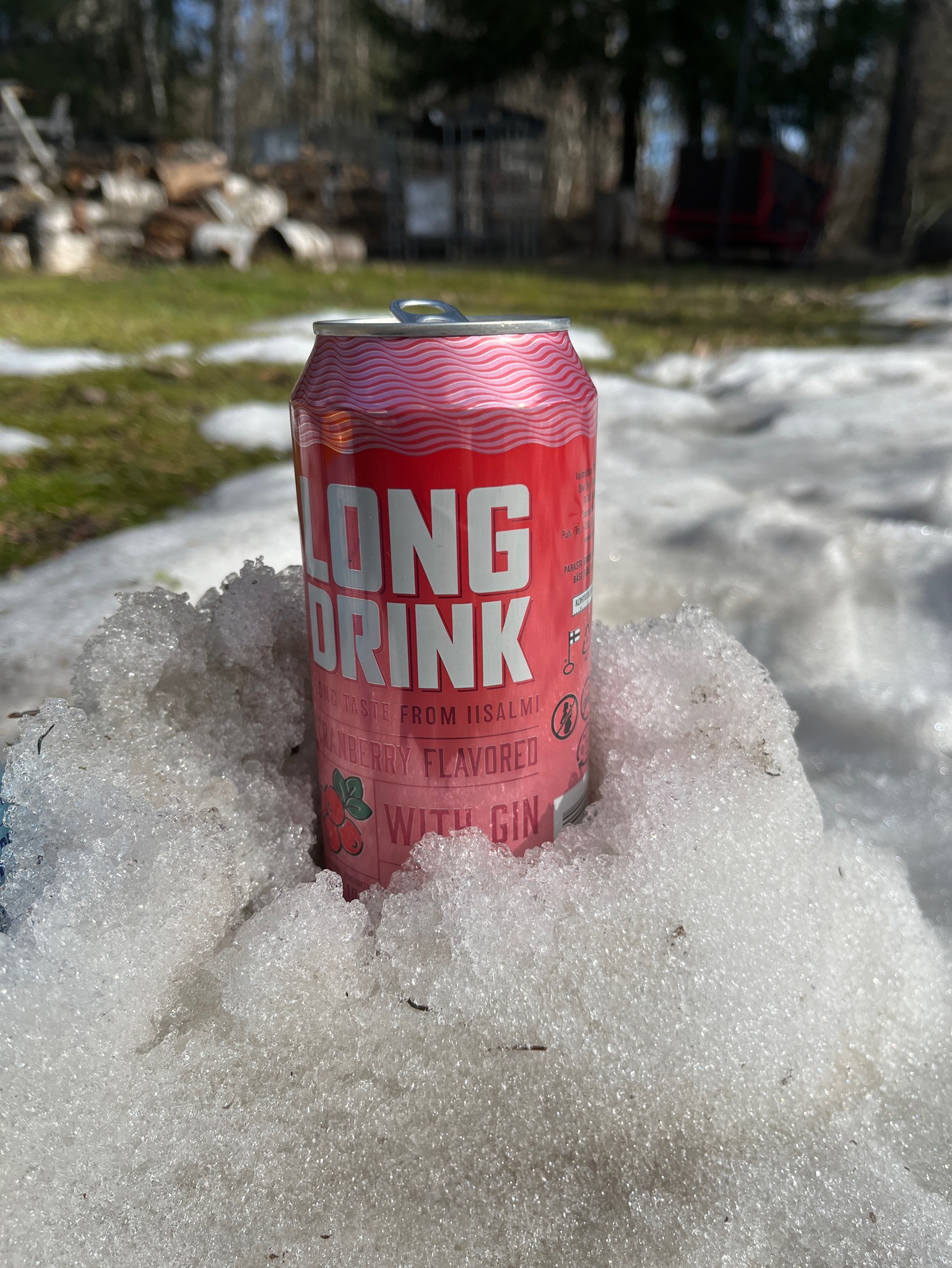 OLVI Long Drink Cranberry, Finland