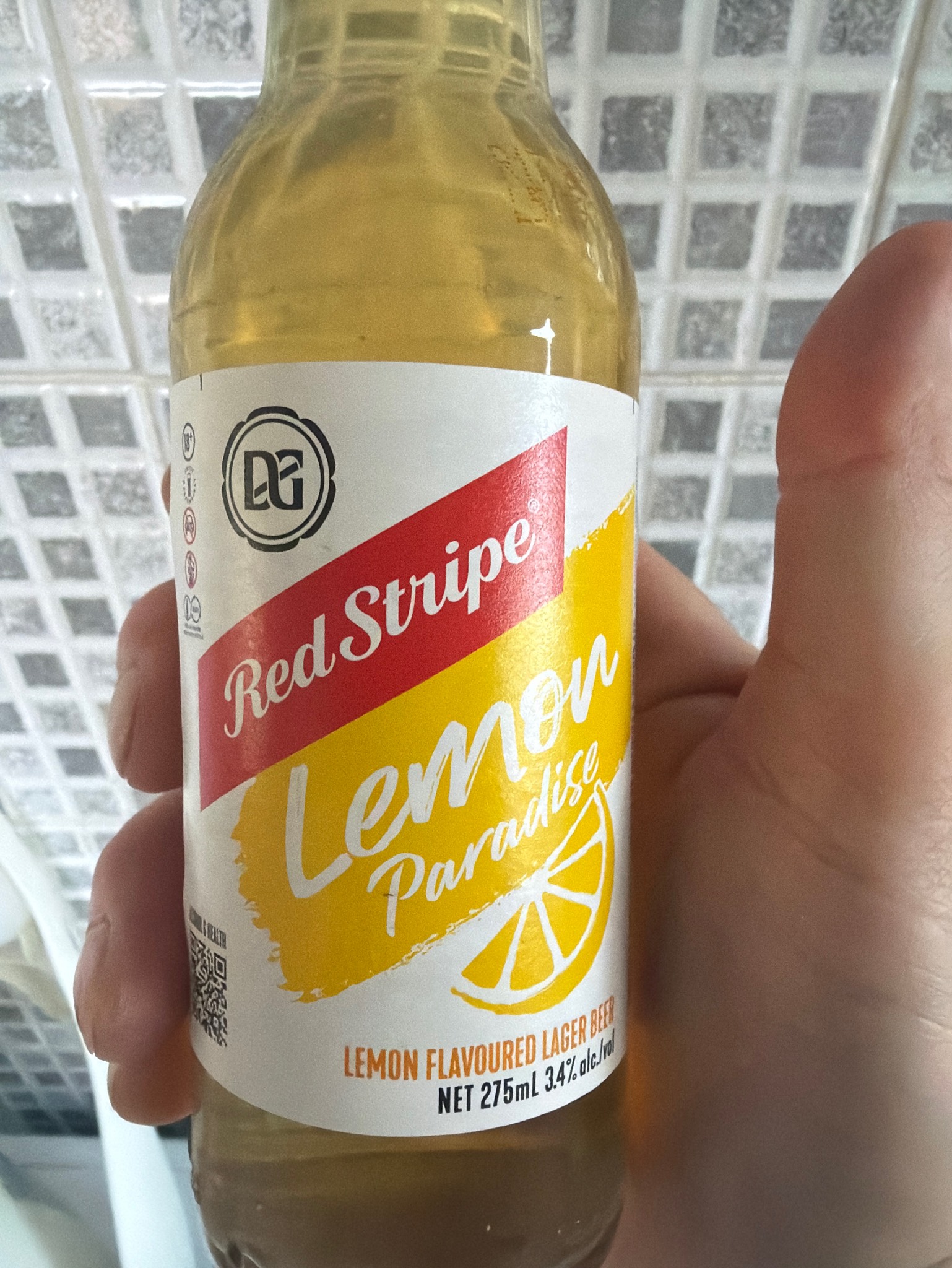 Red Stripe Lemon Paradise, Red Stripe