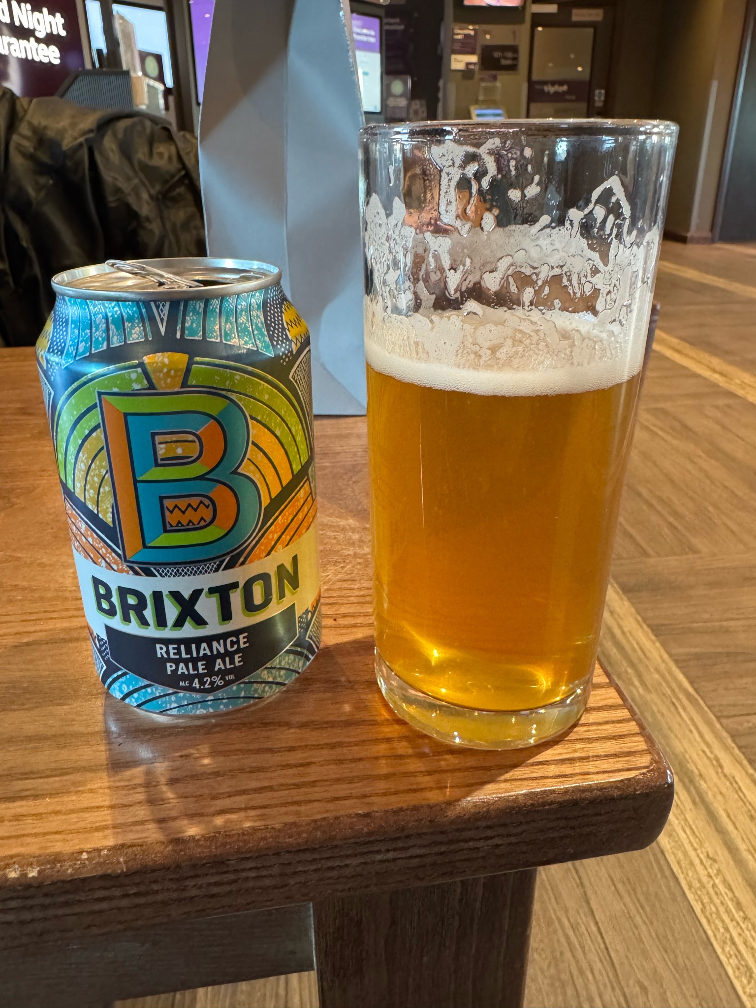 Reliance Pale Ale, Brixton Brewery