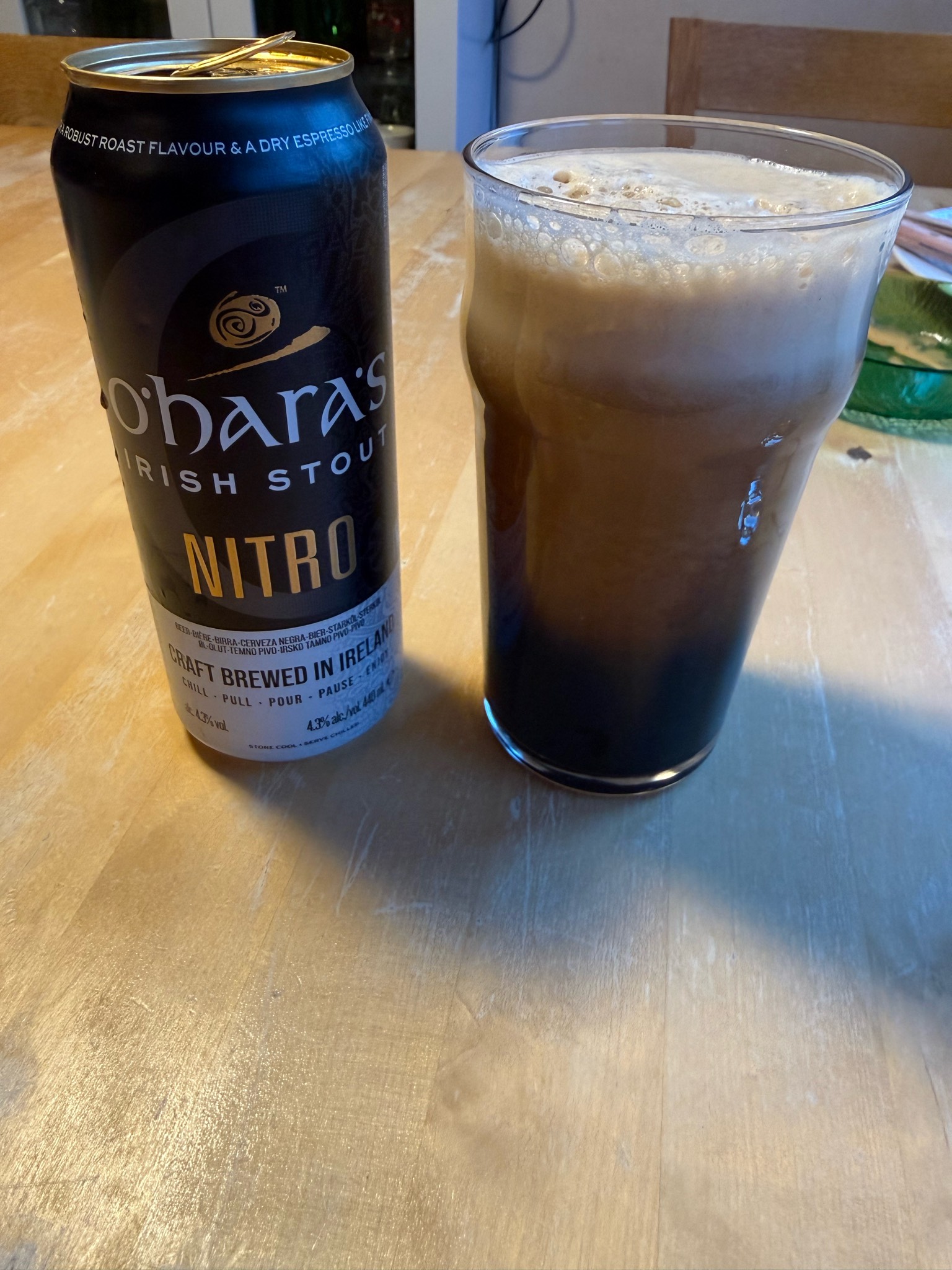 O'Hara's Irish Stout Nitro, O'Hara's Brewery (Carlow Brewing Company)