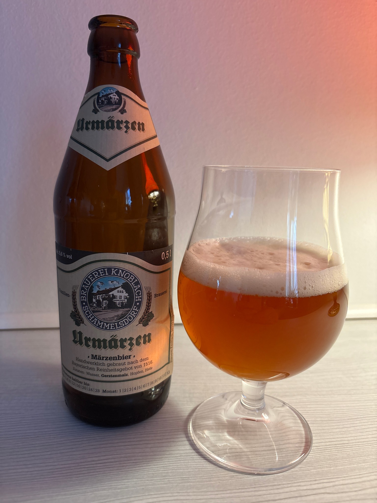 Schammelsdorfer Urmärzen, Brauerei Knoblach Schammelsdorf