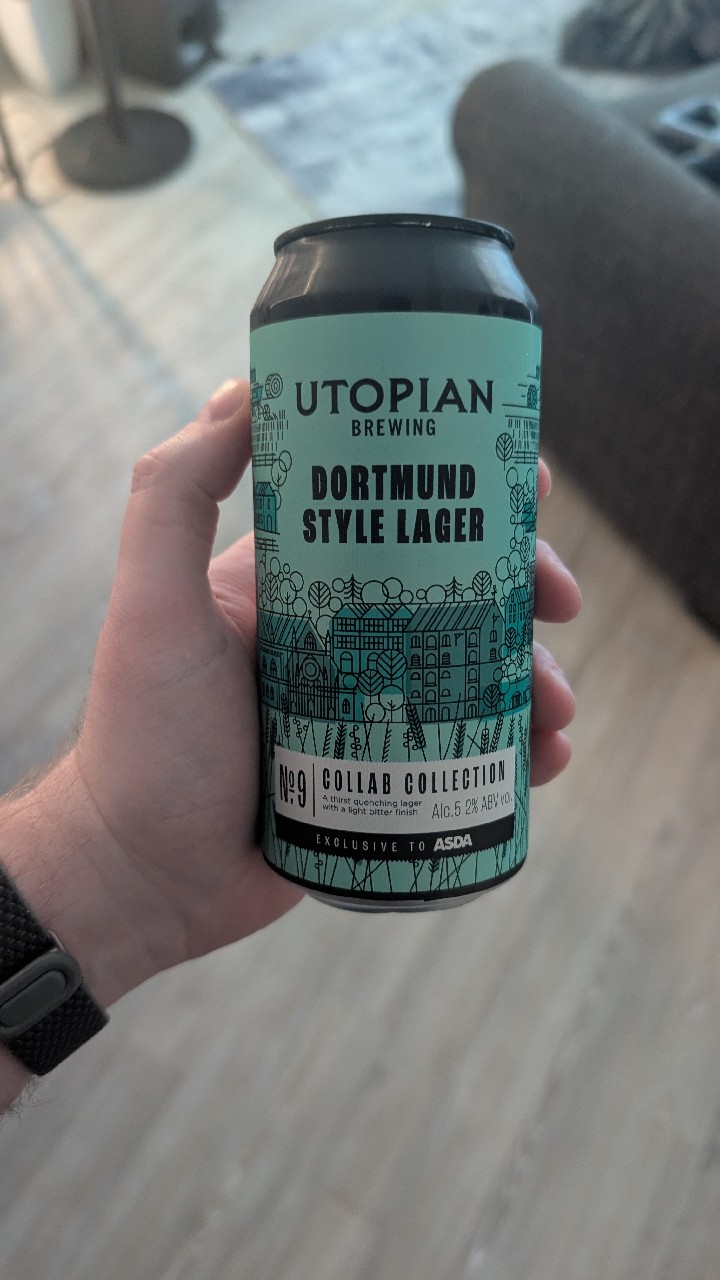 Dortmund Style Lager, Utopian Brewing Ltd.
