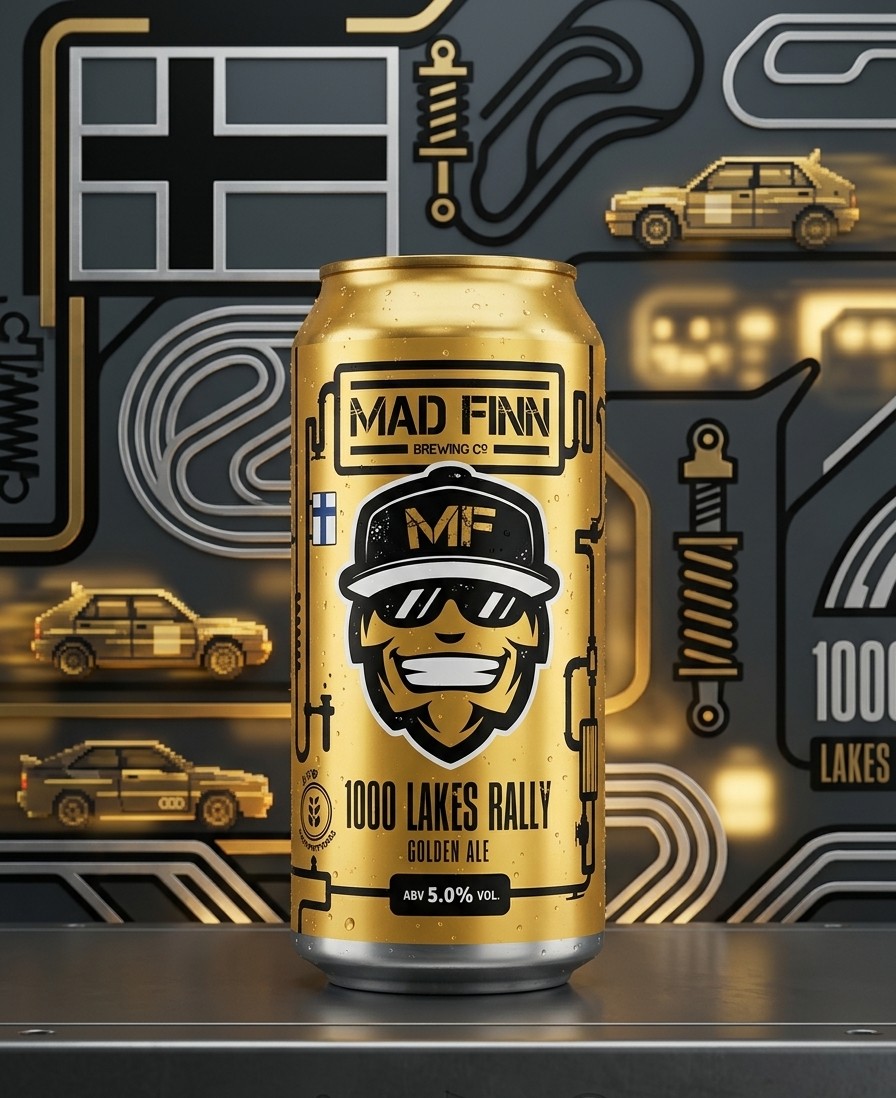 1000 Lakes Rally 4,5%, Mad Finn Brewing Co