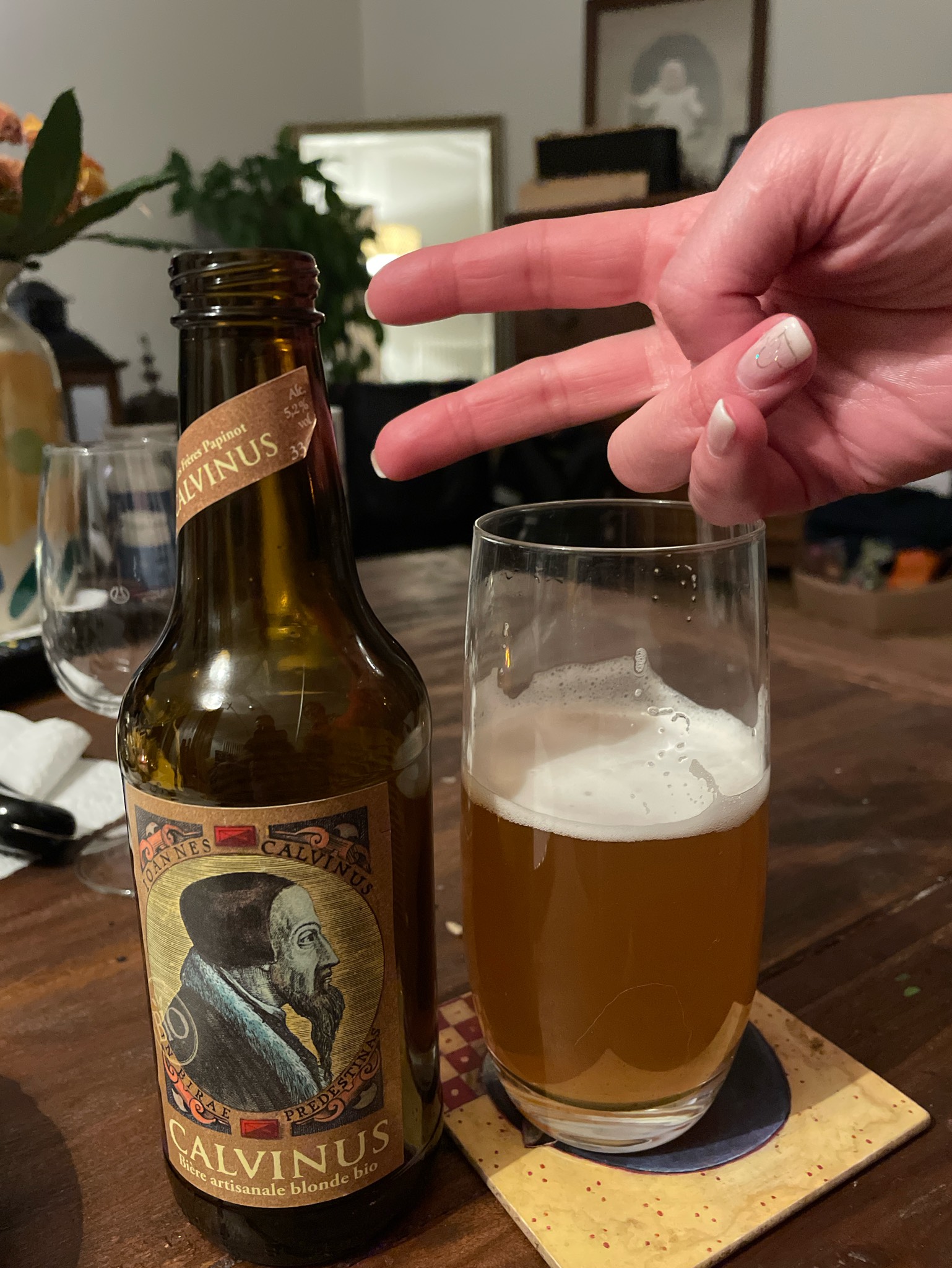 Calvinus Blonde / Blonde Bio, Les Frères Papinot Bières Calvinus