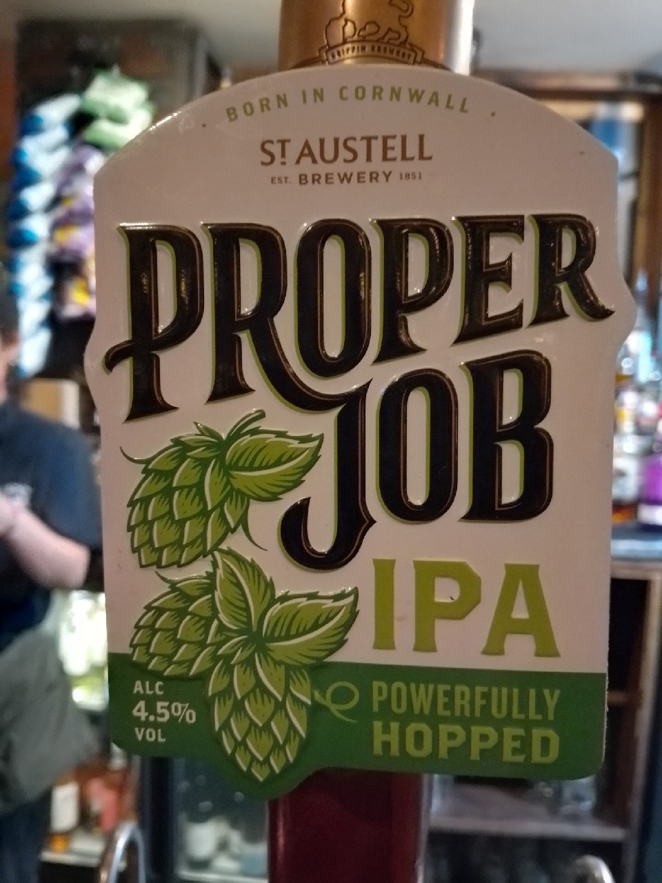 Proper Job IPA, St Austell Brewery