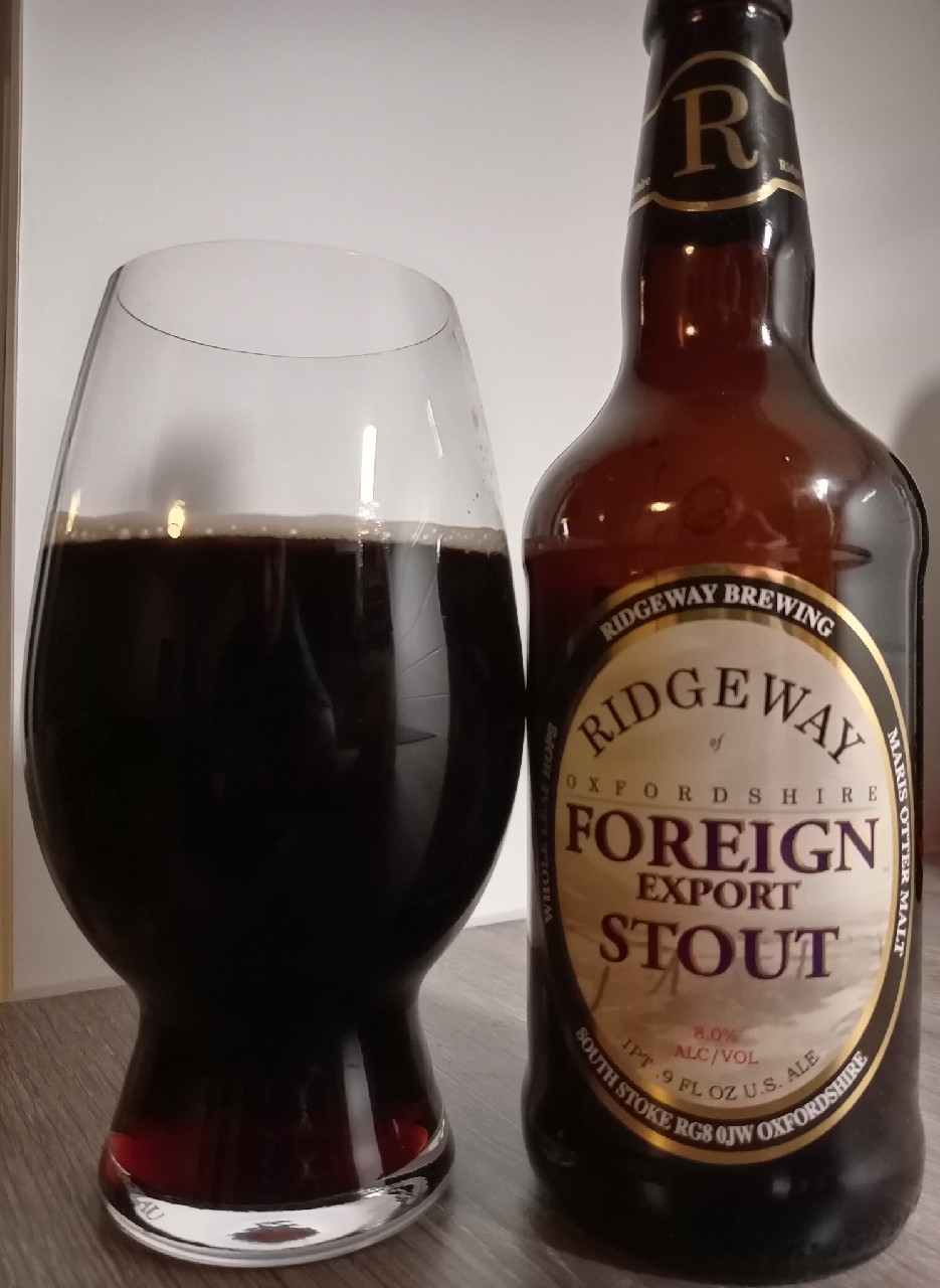 Foreign Export Stout, Ridgeway Brewing