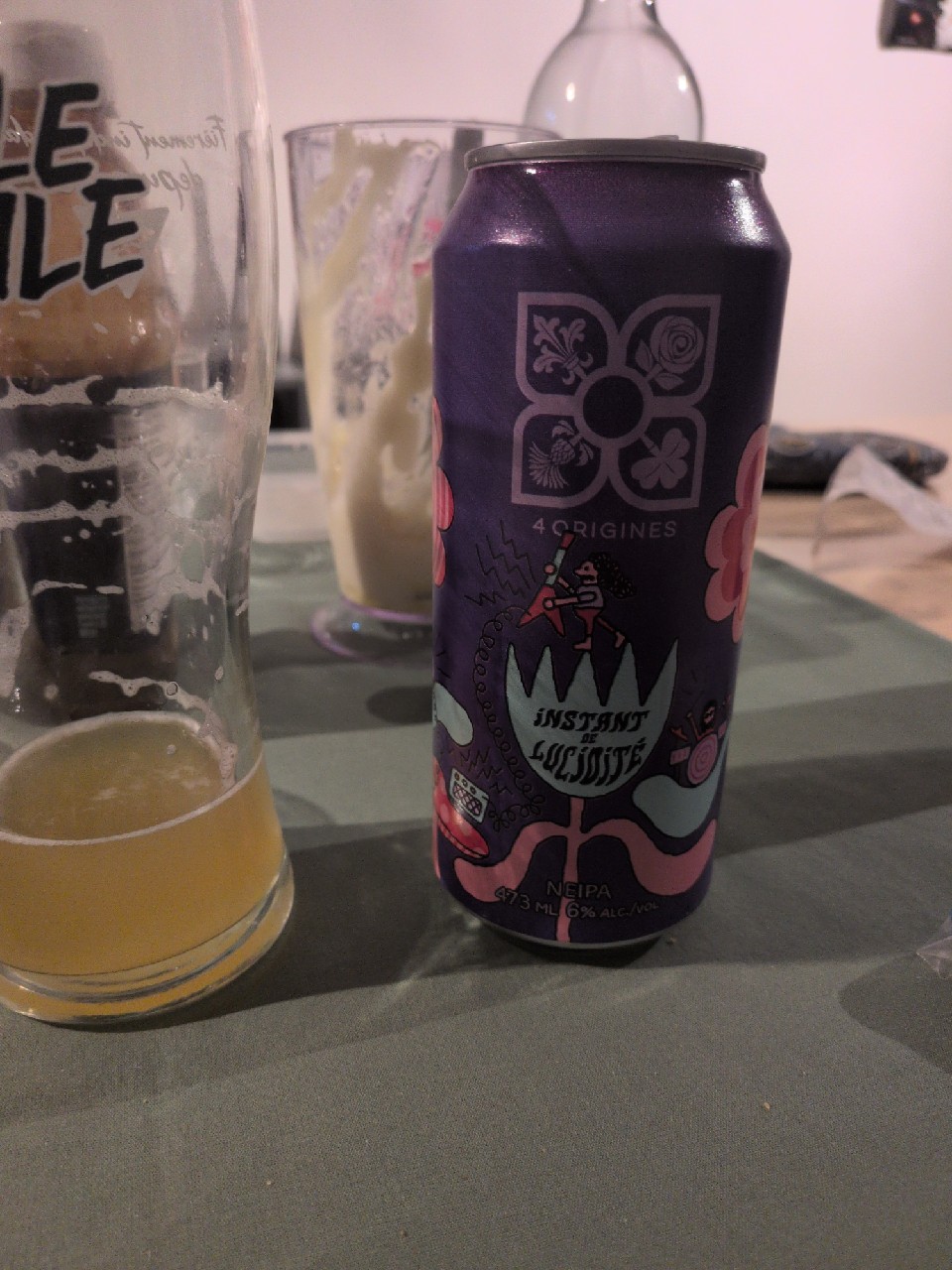 Instant de lucidité DDH IPA, Microbrasserie 4 Origines