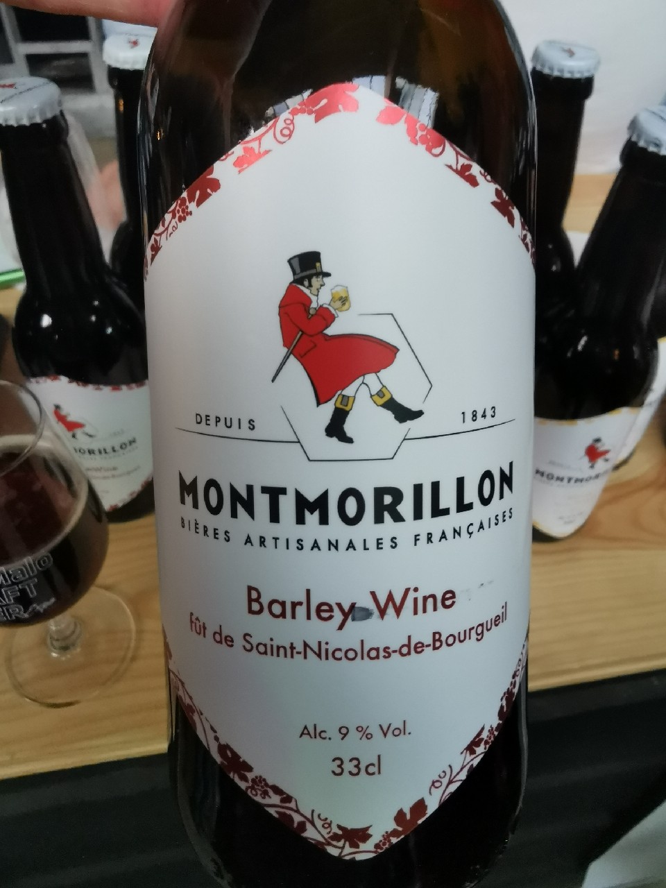 Montmorillon Barley Wine Fût de Saint-Nicolas-de-Bourgueil, Bières De Montmorillon