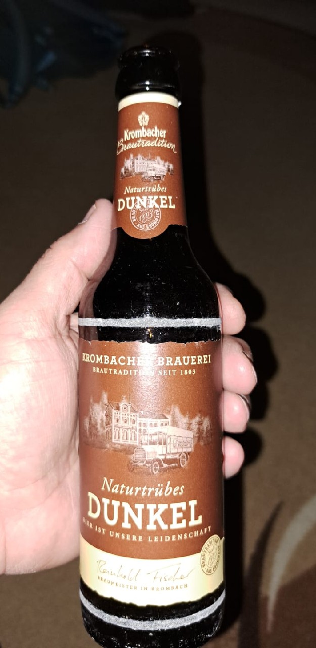 Krombacher Naturtrübes Dunkel, Germany