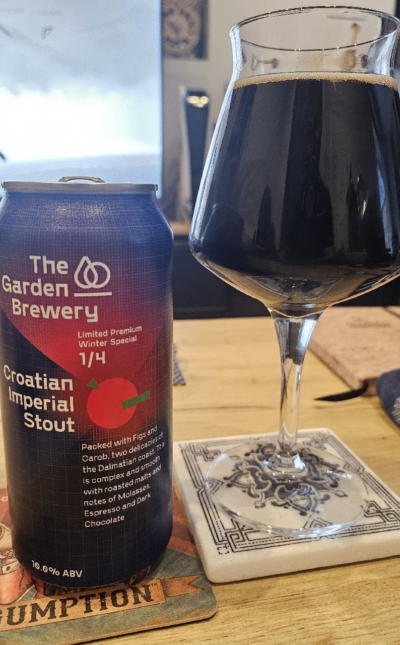 Limited Premium Winter Special 1/4 Croatian Imperial Stout, The Garden Brewery
