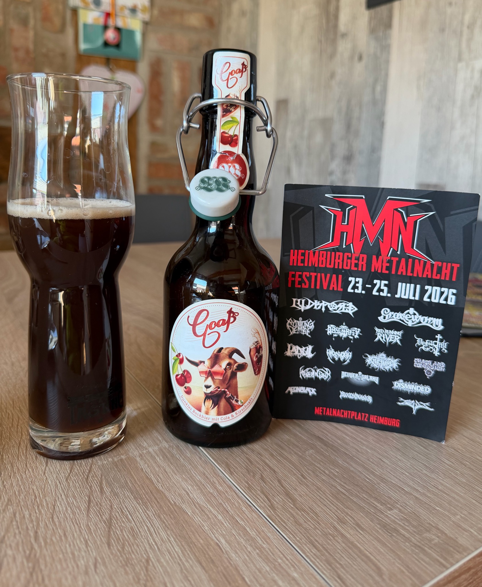 Bügel-Goaß, Privatbrauerei M.C. Wieninger