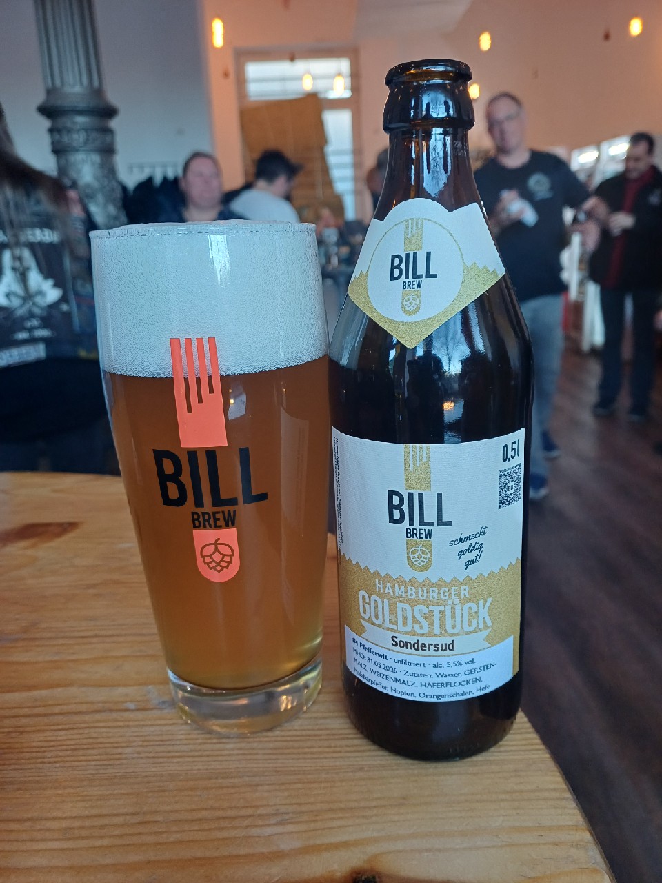 Hamburger Goldstück #4 Pfefferwit, BillBrew Brauerei