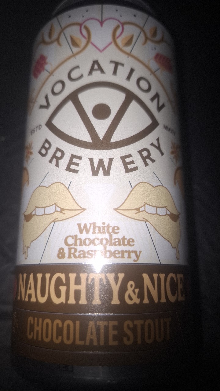 Naughty & Nice: White Chocolate & Raspberry Stout, England