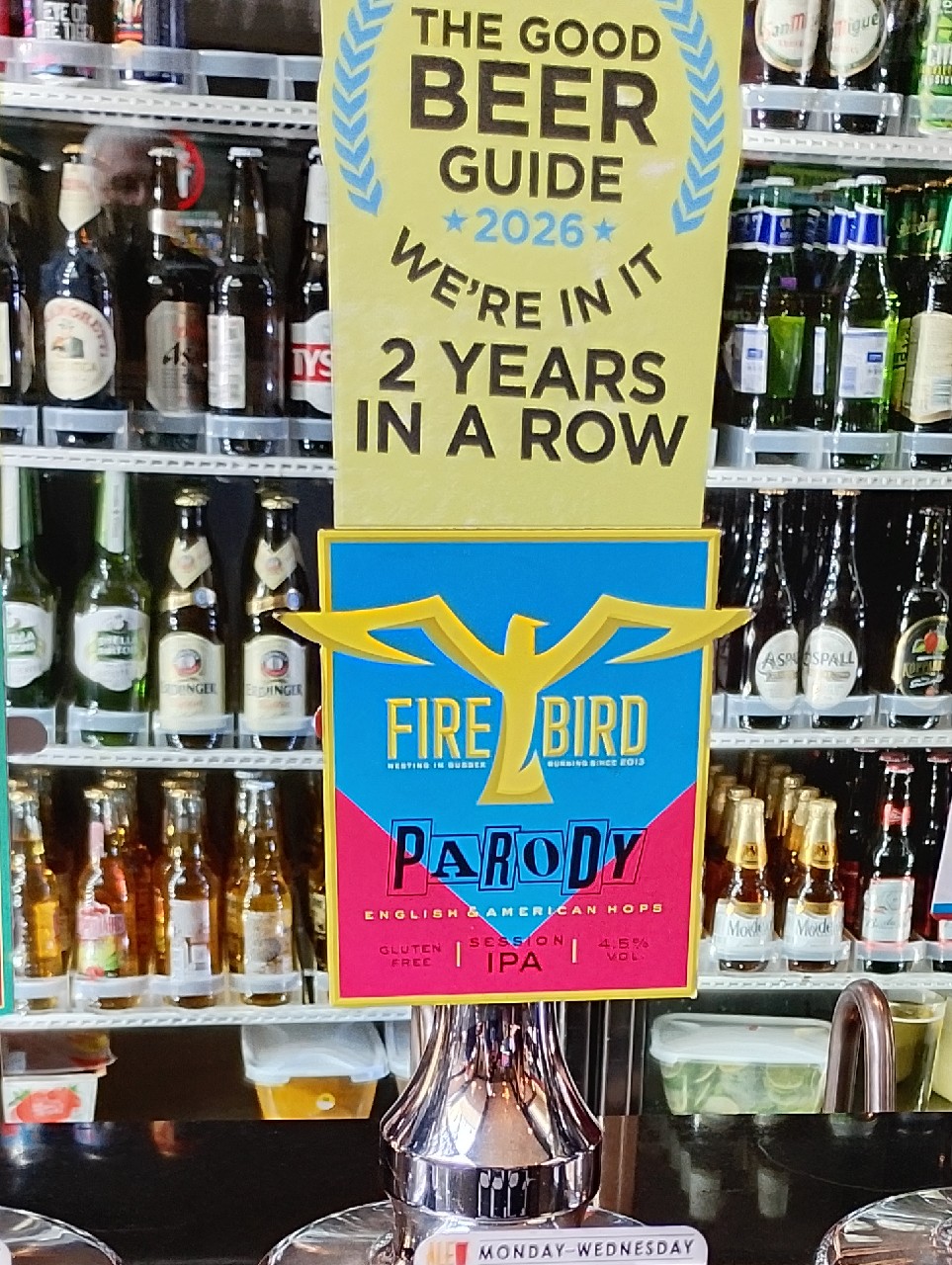 Parody Session IPA, Firebird Brewing