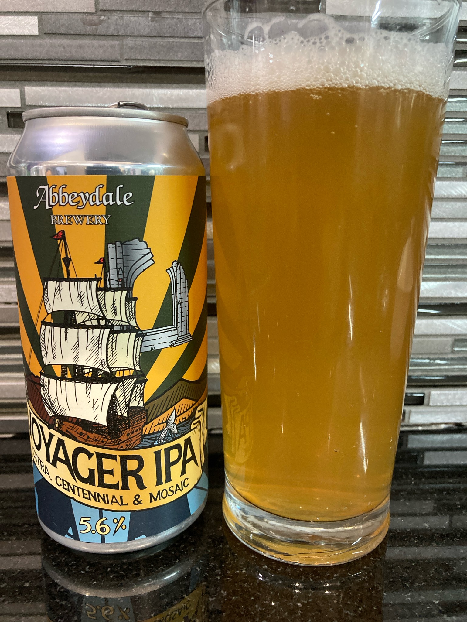Voyager IPA: Centennial, Citra & Mosaic, Abbeydale Brewery