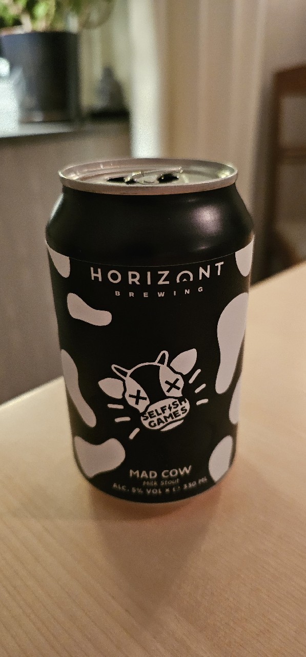 Mad Cow Milk Stout, Looking Glass Brewing Company