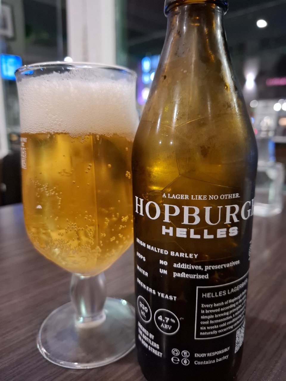 HopburgH Helles, Barrelhead Brewery