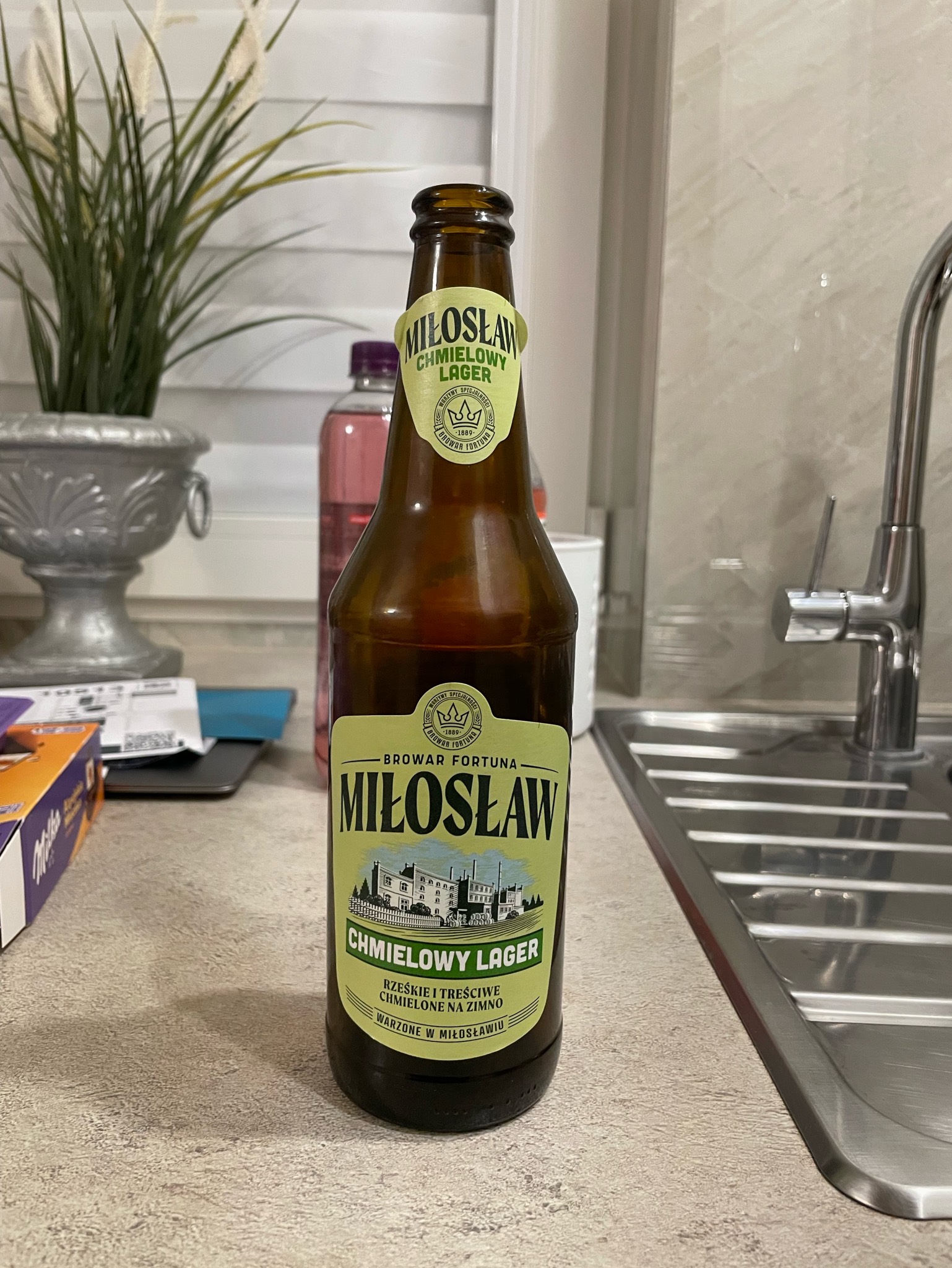 Miloslaw Chmielowy Lager, Browar Fortuna
