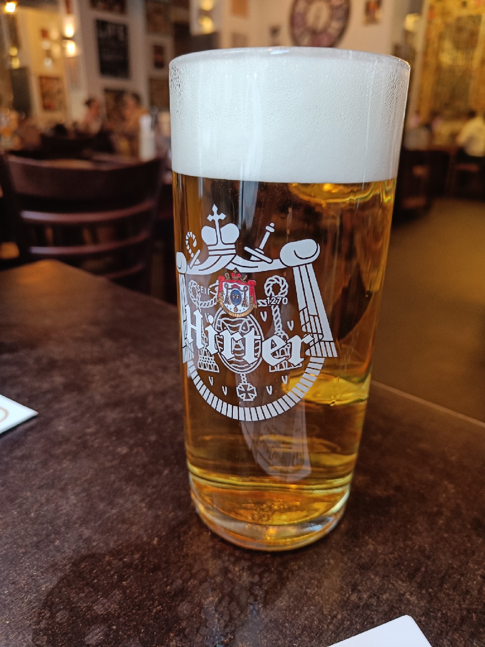 Hirter Privat Pils, Brauerei Hirt