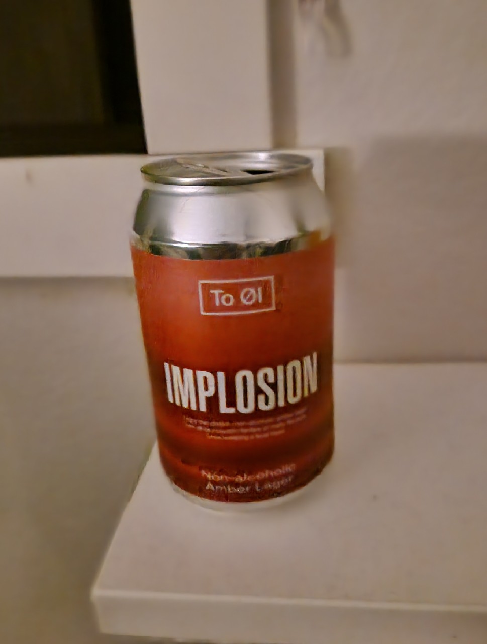 Implosion Non-Alcoholic Amber Lager, Denmark
