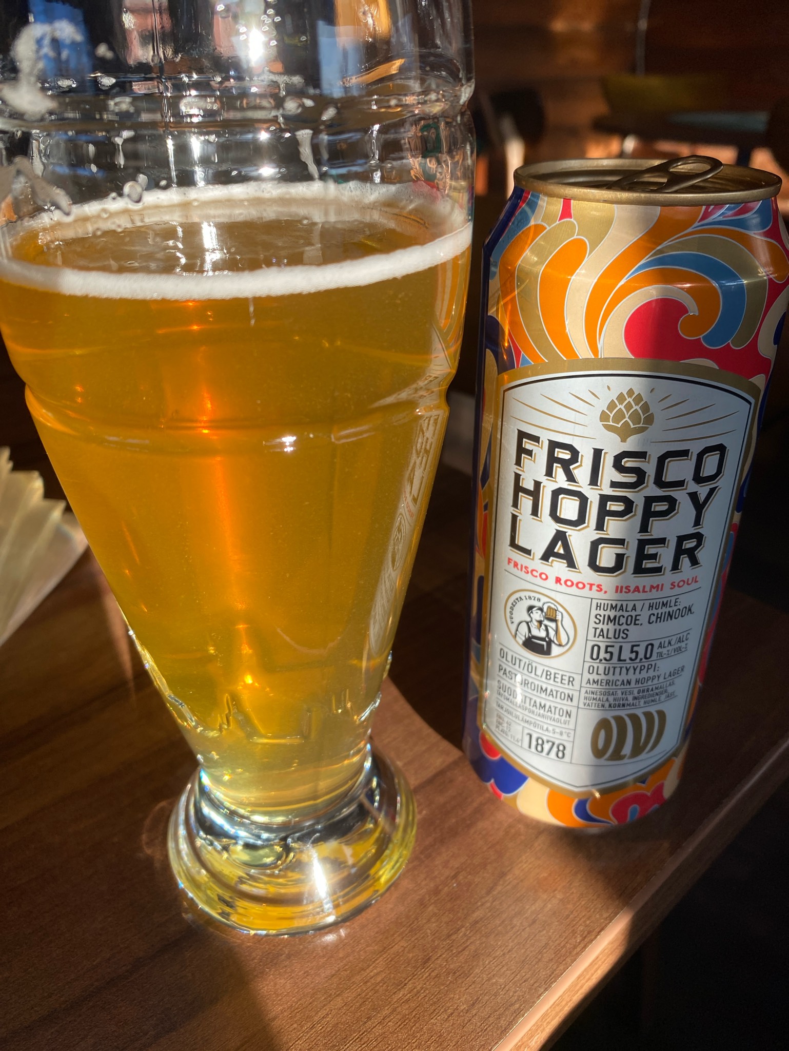 Frisco Hoppy Lager, Finland