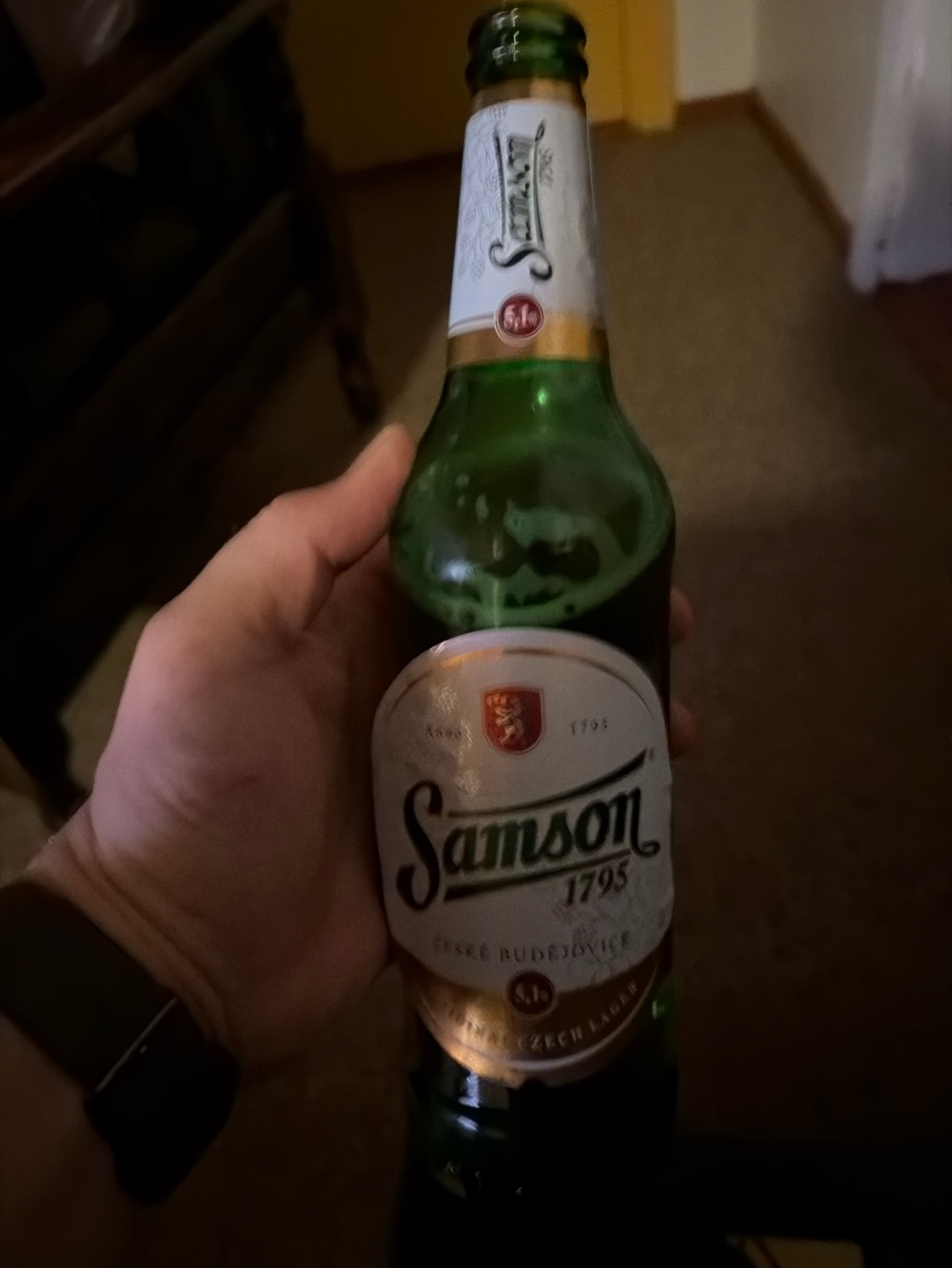 Samson Svetlý Ležák 12°, Pivovar Samson (A-B InBev)
